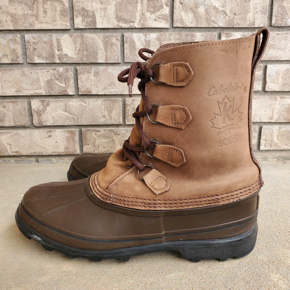 Sorel Cabela's Kaufman winter Men's boots snow leather duck